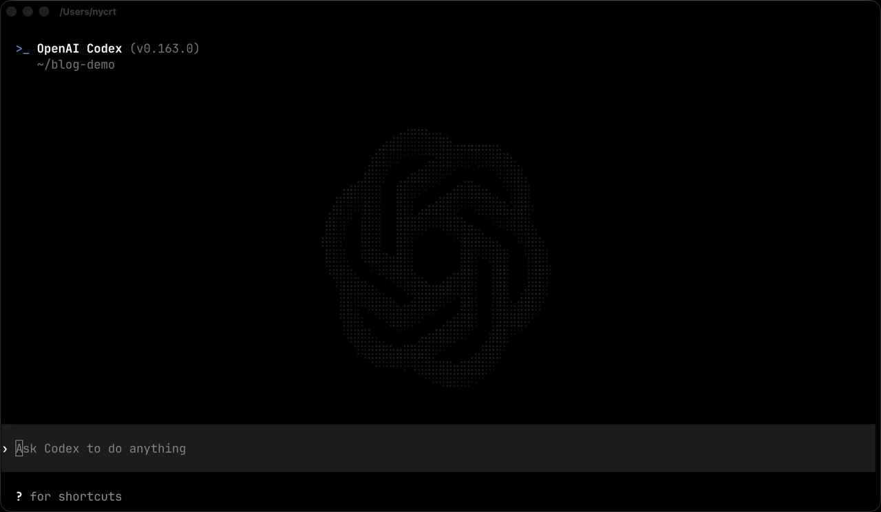 場面2「Codexを起動する」の画面
